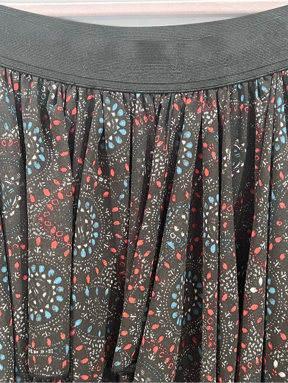 Free People Georgette Tiered Handkerchief Maxi Skirt - Picture 3 of 9